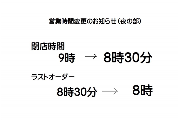 営業時間新