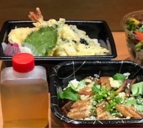 天丼とだし茶ずけ